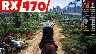 Witcher 3 | RX 470 4GB | i5 3570 | Best Setting Max - 1080p | offline game - no internet game