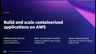 AWS Summit Brussels 2022 - Build and scale containerized applications on AWS | AWS Events