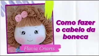 Dicas de como faço o cabelo da boneca de pano