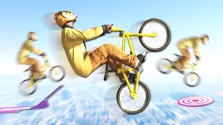 ГЛАЙД НА BMX ДЛИНОЙ 10 КМ В GTA 5 ONLINE ( SKILL TEST )