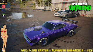 NFS Unbound - Ford F-150 Raptor - Plymouth Barracuda - #26