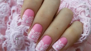 Lace manicure / Кружево на ногтях