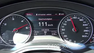 Audi A7 3.0 TDI 272hp 580nm 0-200 acceleration.