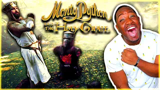 Movie Reaction | MONTY PYTHON AND THE HOLY GRAIL (1975) *FIRST TIME WATCHING* | THE GREATEST COMEDY!