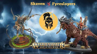 Age of Sigmar Battle Report: Skaven Vs Fyreslayers