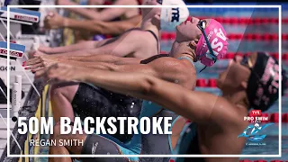 Regan Smith Takes the Win in 50M Backstroke | TYR Pro Swim Series Fort Lauderdale