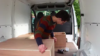 aménagement de mon van jumpy - 2018 - time lapse