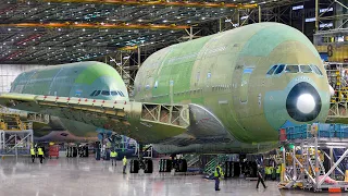 Inside Billions $ Airbus A380 Production Line - Building and Assembly Process