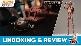 Hot Toys Battle Droid Unboxing & Review | Star Wars Attack of The Clones