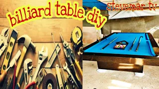 billiard table laminated diy