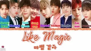 1The9 (원더나인) -  Like Magic (마법 같아) [Han/Rom/Eng] Lyrics (가사)
