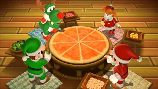 Mario Party 9 Pizza Me, Mario +More Minigames (Yoshi Reindeer)