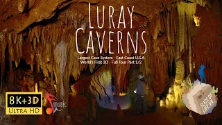 8k 3D World's First Luray Caverns Full Tour in VR180 Part 1/2 (Quest 2, Quest Pro etc.)