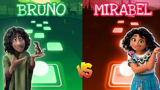 Bruno vs Mirabel | Encanto We Don't Talk About Bruno -Tiles Hop EDM Rush!