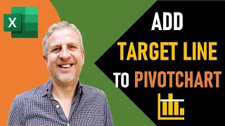 Add a Target Line in an Excel PivotChart | Add Dynamic Horizontal Line to PivotChart