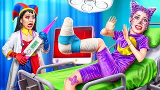 ¡Pomni es Médica! ¡Hospital para Héroes de los Videojuegos! ¡El Asombroso Circo Digital!