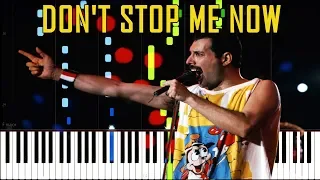 Don't Stop Me Now - Queen [Synthesia Piano Tutorial]