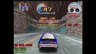 Daytona USA 2: Power Edition - Normal level car with Automatic transmition in the Advanced course