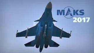 MAKS 2017 - Su-34, Su-35... Platypus from Hell and Friends! - HD 50fps