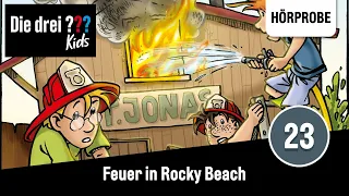 Die drei ??? Kids - Folge 23: Feuer in Rocky Beach | Hörprobe zum Hörspiel