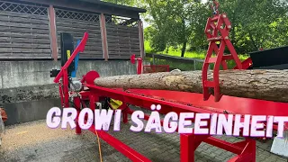 GROWI Ablängeneinheit (Sägeeinheit) 1. Test. 👍🏼