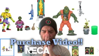 NECA TMNT - MONDO GECKO and MUCKMAN purchase video !!