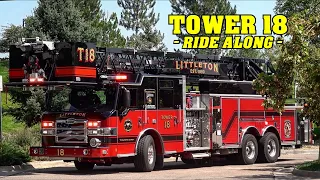 [RIDE ALONG!] - South Metro Fire Rescue Tower 18 Responding (former Littleton FR)