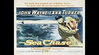 THE SEA CHASE (1955) Theatrical Trailer - John Wayne, Lana Turner, David Farrar