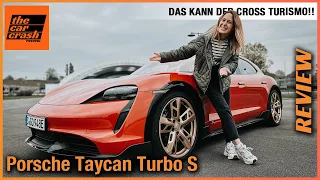 Porsche Taycan Turbo S Cross Turismo (2023) Das kann das neue Modell Update! Fahrbericht | Review