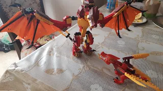 Обзор набора лего Ниндзяго 4+ Огненный дракон Кая 71701