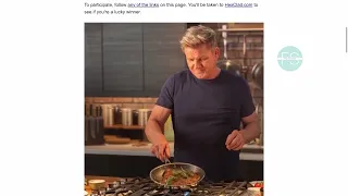 Gordon Ramsay HexClad Cookware giveaway scam