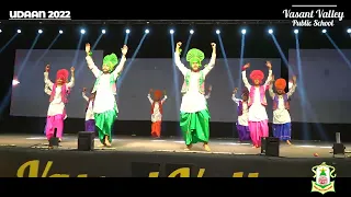 Senior Bhangra | Udaan 2022 | Vasant Valley Public School | Annual Day Celebrations