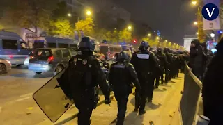 Decenas de detenidos en París, Bruselas y Ámsterdam por disturbios tras la victoria de Marruecos