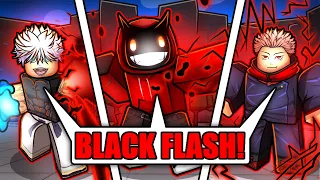 Using EVERY BLACK FLASH in EVERY BATTLEGROUNDS GAME... (Roblox)