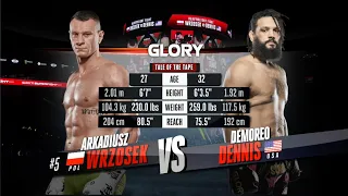 GLORY 71: Arkadiusz Wrzosek v Demoreo Dennis