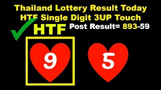 16-10-2020 Thailand Lottery Result Today HTF Single Digit Touch By Thai Lottery VIP Tips & Tricks