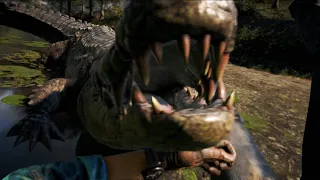 Far Cry 4 -  Scary Crocodile attack