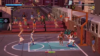 NBA Playgrounds Gameplay: Dirk Nowitzki & Joel Embiid Vs. Steve Nash & Allen Iverson