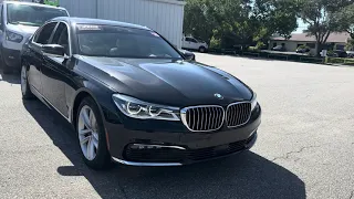 2018 BMW 750i xDrive Sedan Black