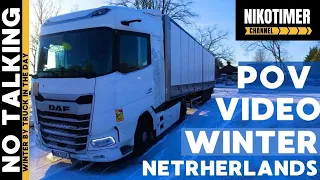 [POV] Netherlands winter driving 2024