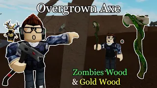 Sát thương của Rìu Overgrown đối với Gỗ Zombies và Gỗ Vàng như thế nào ? | Roblox Lumber Tycoon 2