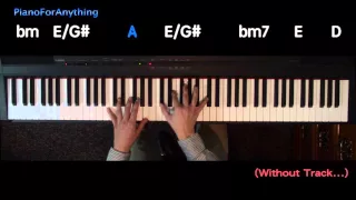 How to play "Fourth of July" by Sufjan Stevens on the piano