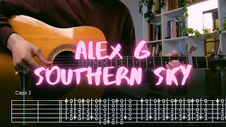 Southern Sky Alex G Сover / Guitar Tab / Lesson / Tutorial