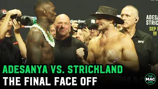 Israel Adesanya vs. Sean Strickland Final Face Off | UFC 293