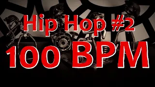 100 BPM - Hip Hop #2 - 4/4 Drum Beat - Drum Track