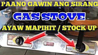 HOW TO REPAIR GAS STOVE (stuck up) IGNITER SWITCH // TAGALOG