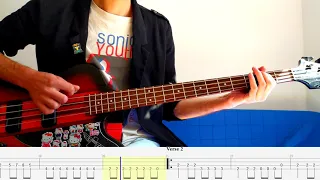 Verse Chorus Verse – Nirvana – Bass cover with tabs (4k)