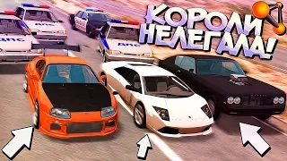 МАЖОР против УЛИЧНЫХ ГОНЩИКОВ! Наказание БЕЗ ШАНСОВ! BeamNG Drive