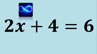 4. Simple equations, how to clear x in the correct order.