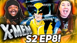 Wolverine is the key!😱 X-Men The Animated Series! 2X8 REACTION!!